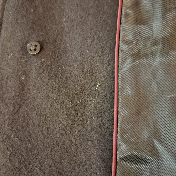 STRUCTURE Men's Wool Pea Coat Black L - Picture 12 of 12